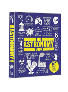 DK人类的思想百科丛书 The Astronomy Book 天文学图解 英文原版学科科普全彩铜版纸精装 Big Ideas Simply Explained
