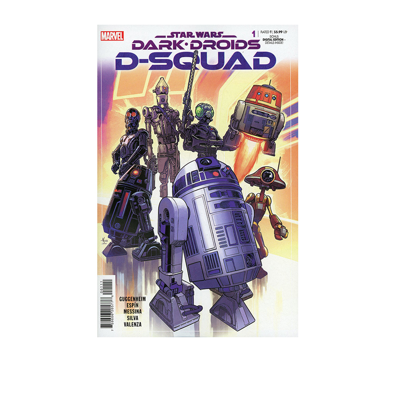 现货英文原版漫画期刊 Star Wars:Dark Droids D-Squad#1星球大战黑暗机器人:D小队 1 Marvel漫威漫画星球大战 23年9月新品-封面