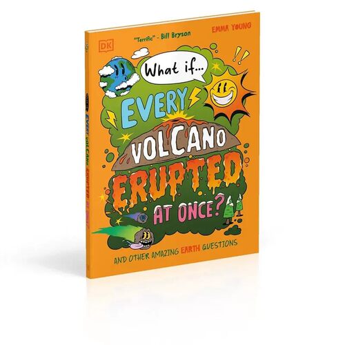 预售 DK What If 系列 英文原版  What If… Every Volcano Erupted At Once? 如果所有火山同时喷发会怎样 问答科普绘本 趣味知识