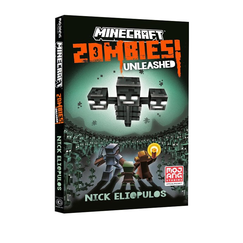 英文原版 MC我的世界官方小说#21 Zombies Unleashed 僵尸释放 青少年课外阅读 儿童冒险故事游戏书 纽约时报畅销书籍