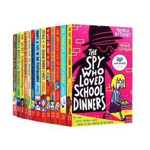 预售 英文原版 Izzy and Friends 伊兹和朋友们系列15册 小小外星人 儿童幽默冒险 爆笑小学生活故事 Pamela Butchart