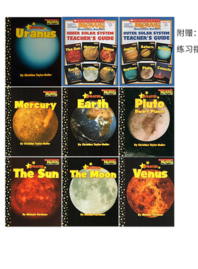英文原版 The Outer Solar System 太阳系星球 7册 赠2册指导手册 共9册 Scholastic News Nonfiction Readers 儿童科普早教绘本