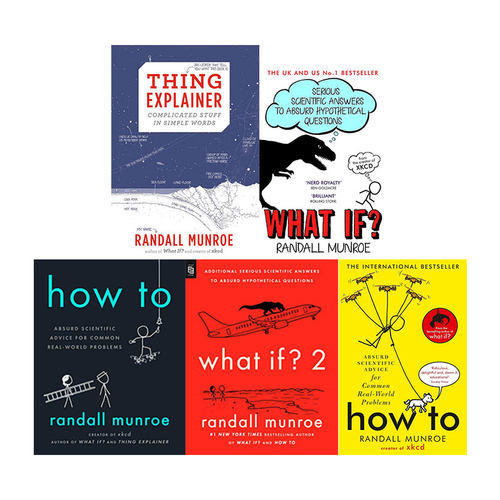 预售 英文原版What If 2/How to/Thing Explainer 兰道尔门罗 5册合售（含一册精装） 科普热点读物书籍 比尔盖茨书单