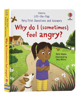 英文原版 Usborne Very First Questions and Answers: Why do I (sometimes) feel angry为什么我（有时）会感到愤怒 翻翻书