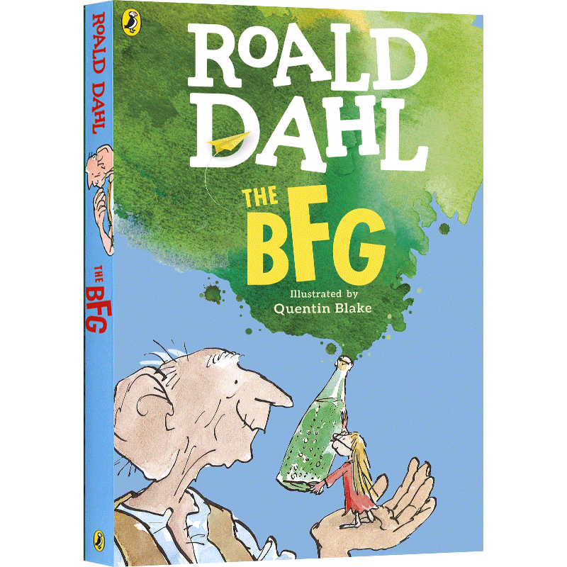 圆梦巨人 The BFG 好心眼儿巨人 罗尔德达尔系列 Roald Dahl 英文原版电影小说 小学生初中课外阅读故事书 儿童文学读物