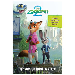 预售 英文原版 Disney Zootopia 2: The Junior Novelization 迪士尼疯狂动物城2:青少年小说版 电影周边小说书