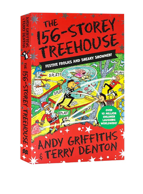 小屁孩树屋历险记 英文原版 The 156-Storey Treehouse 156层 疯狂树屋历险记 Andy Griffiths 初级章节书 7-12岁