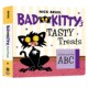 亲子互动趣味字母拼图游戏 小坏猫系列 Bad 英文原版 Treats Kitty Tasty 幼儿英语认知启蒙 Kitty’s 字母学习纸板推拉操作书