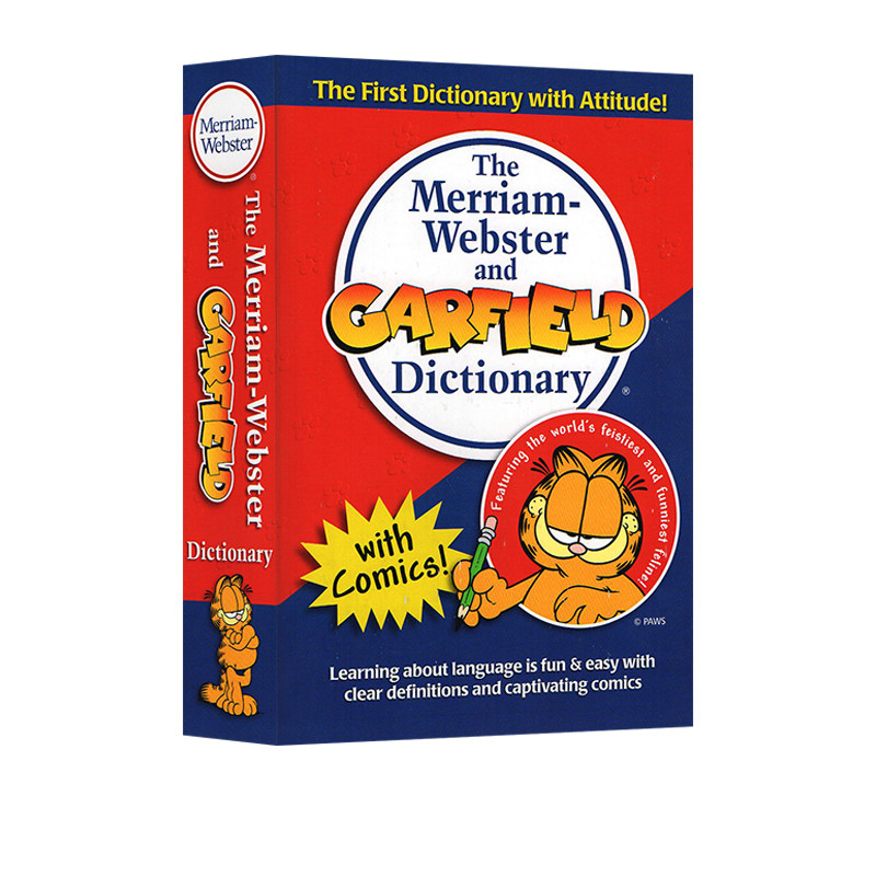 麦林韦氏加菲猫词典 The Merriam Webster's Garfield Dictionary英文原版插图图解词典字典辞典工具书_虎窝淘