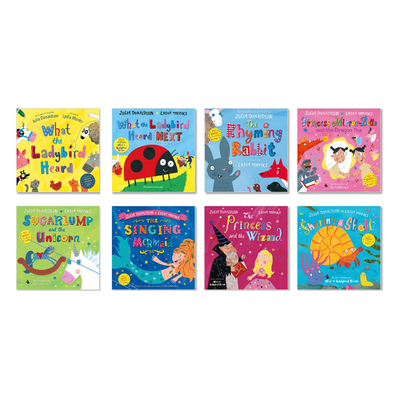 英文原版 What the Ladybird Heard and Other Stories 8册礼袋套装 咕噜牛同作者朱莉娅唐纳森Julia Donaldson 图画故事绘本