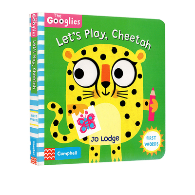 Wiggle and Giggle:Let's Play, Cheetah  幼儿行为礼仪规矩学习 启蒙机关操作书 纸板书