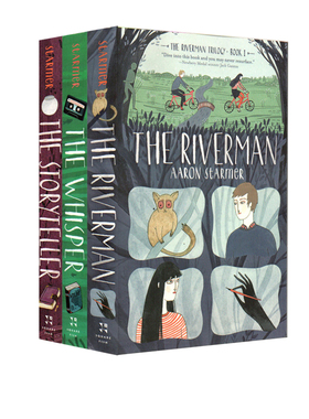 英文原版 The Riverman Trilogy系列 3册 青少年课外读物 儿童章节科幻小说