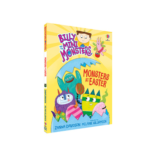 and the 小学生英语学习课外读物 比利和迷你怪兽 Usborne 16全彩儿童幽默桥梁章节书 Billy Monsters 英文原版 Mini