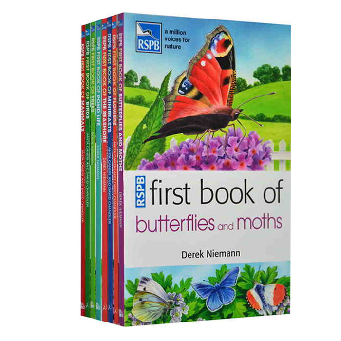 英文原版 First Book of(RSPB)动植物百科系列 7册合售 小学生百科科普读物 青少年绘本图画书