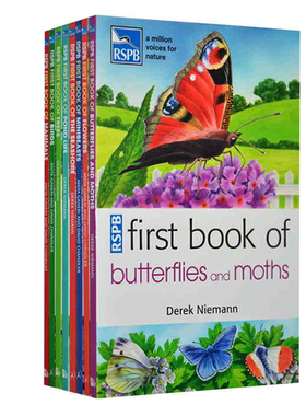 英文原版 First Book of（RSPB）动植物百科系列 7册合售 小学生百科科普读物 青少年绘本图画书