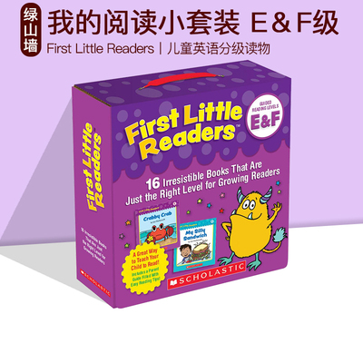 学乐小读者 英文分级绘本 First Little Readers Level E&F 学乐Scholastic 小读者英文原版分级阅读绘本正版16本 4-8岁儿童英语