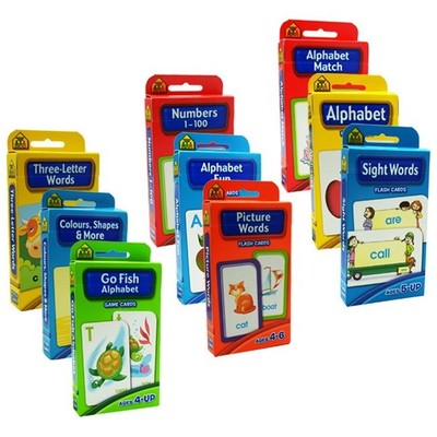 英文原版SchoolZone闪卡