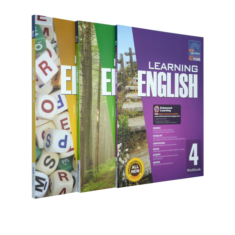 小学高年级 4-6年级 SAP Learning English Workbook 英语语言 新亚练习册3册 英文原版