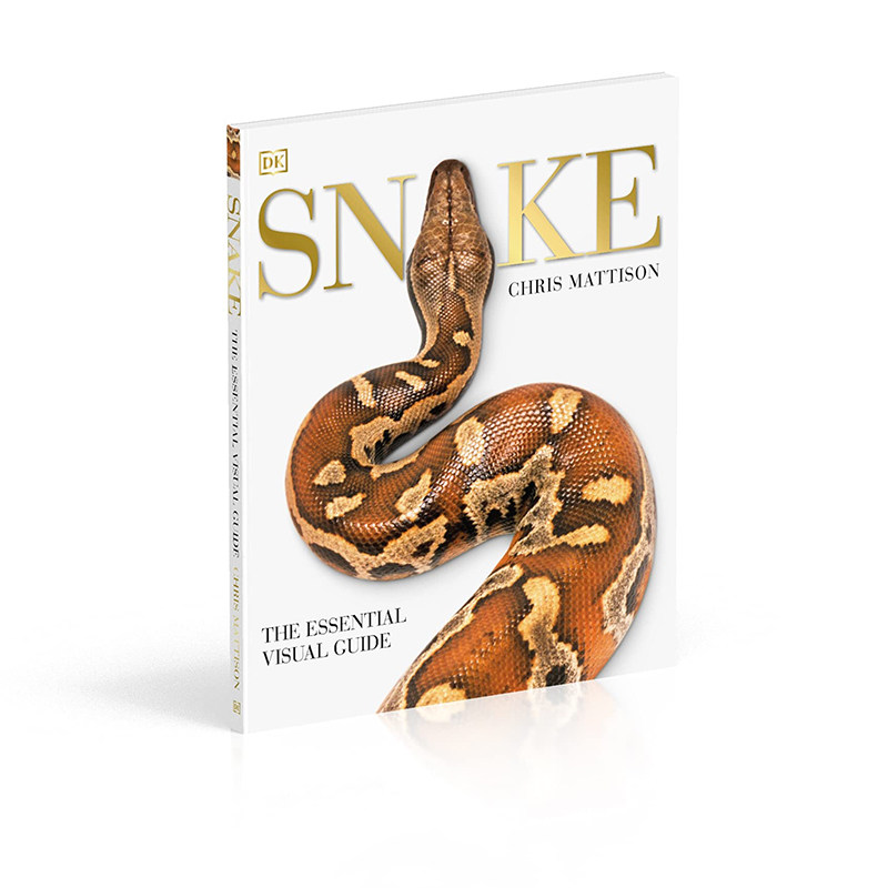 英文原版 Snake Essential DK蛇类百科全书 精装全彩图解指南爬行动物学家的参考书科普百科