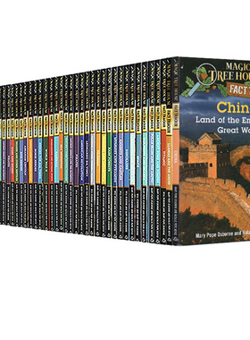 【自营】神奇树屋小百科大全套44册 英文原版 Magic Tree House Fact Tracker 儿童读物少儿学习章节小说