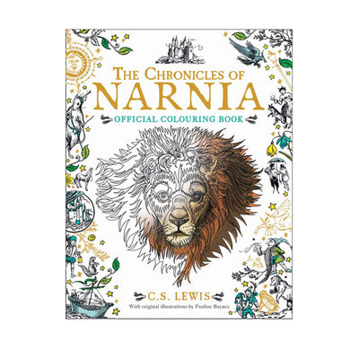 预售 纳尼亚传奇涂色书 The Chronicles of Narnia Colouring Book 英文原版 C S Lewis 休闲娱乐