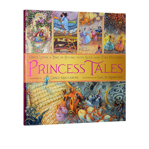 英文原版 Princess Tales 公主童话绘本故事图画书合辑 精装 拼被人汉妮卡特小姐的帽子插画家 Gail de Marcken