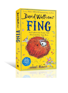 英文原版 Fing 毛球怪 了不起的大盗奶奶 白金汉宫的野兽冰上怪兽大卫威廉姆斯DavidWalliams青少年幽默小说儿童治愈成长插图
