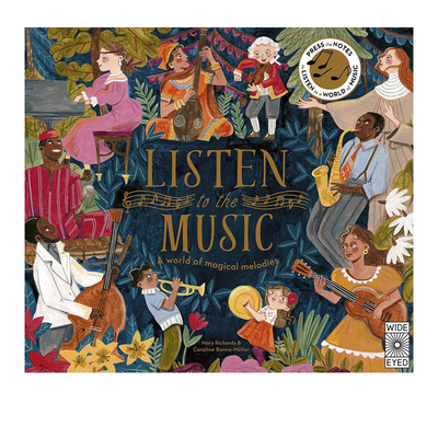 预售 Listen to the Music：A world of magical melodies 发声书 精装 聆听音乐充满魔幻旋律的世界