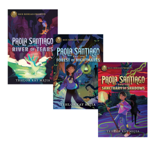 3册合售 Percy 奇幻魔幻小说 波西杰克逊书系 青少年英语课外读物 Santiago 保拉圣地亚哥 Paola 英文原版 Jackson