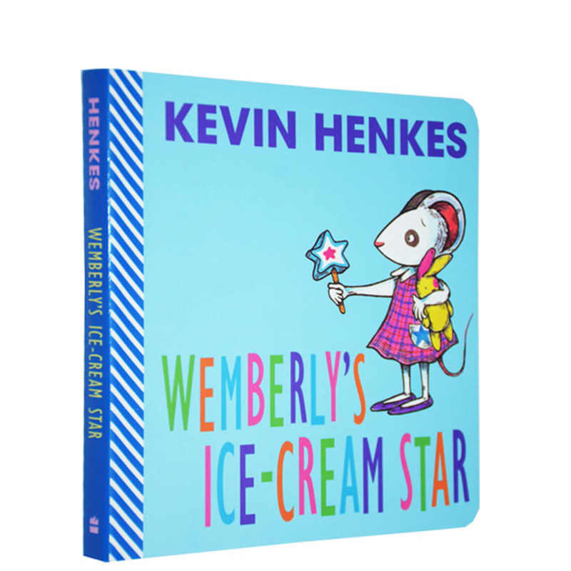 英文原版 Wemberly's IceCream Star 纸板书 名家 Kevin Henkes