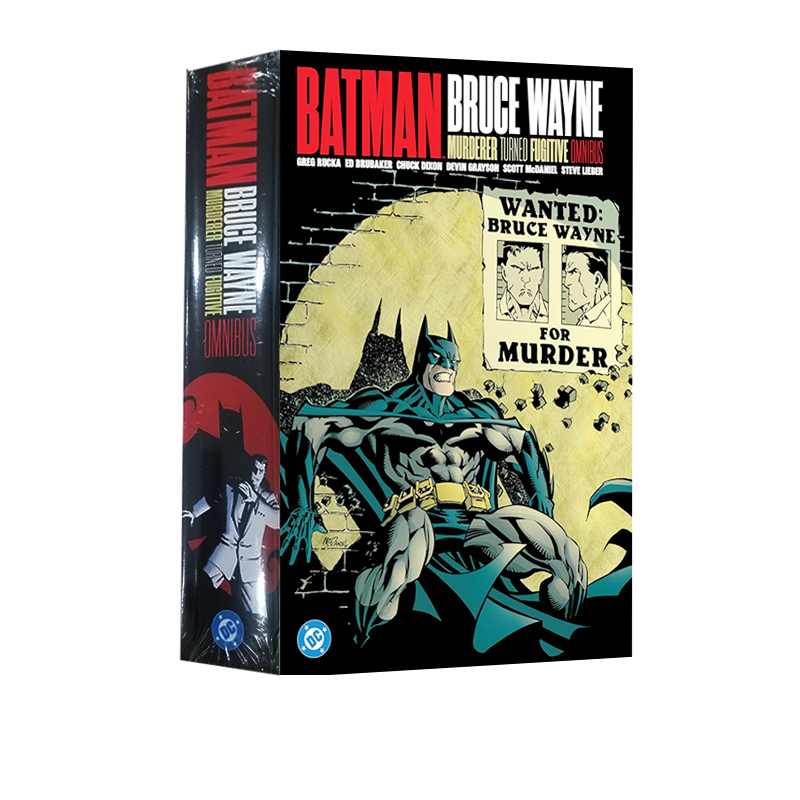 英文原版 蝙蝠侠布鲁斯韦恩总集 Batman: Bruce Wayne：Murderer Turned Fugitive Omnibus DC美漫