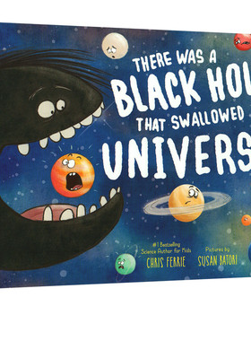 英文原版 There Was a Black Hole that Swallowed the Universe 纸板夜光 精装 宇宙探秘 有个黑洞吞掉了整个宇宙 知识科普