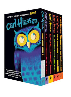 英文原版 Hiaasen 6-Book Paperback Boxed Set 拯救猫头鹰系列6册盒装 希尔森经典畅销书 Carl Hiaasen