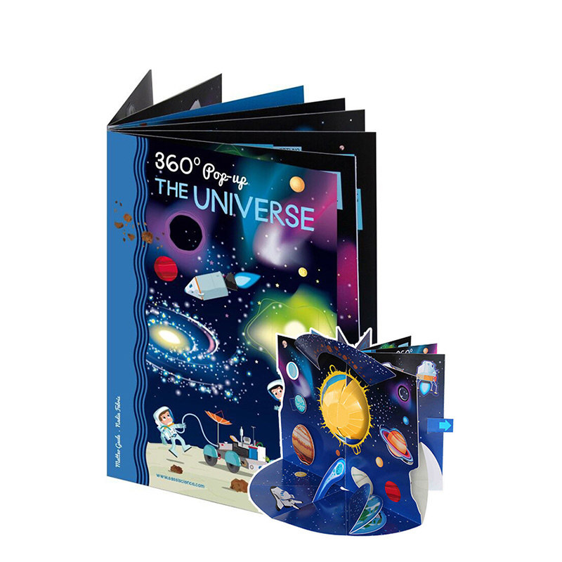 英文原版 the universe 宇宙 360度剧场立体书 礼品书  steam 少儿