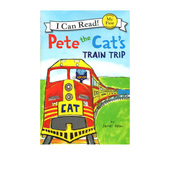 Trip皮特猫分级读物 read 英文原版 the can Pete Train Cat