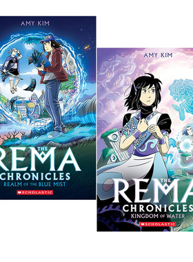 预售 英文原版 雷马编年史 蓝雾国度 水之王国 The Rema Chronicles 2册 全彩漫画图像小说 青少年奇幻冒险