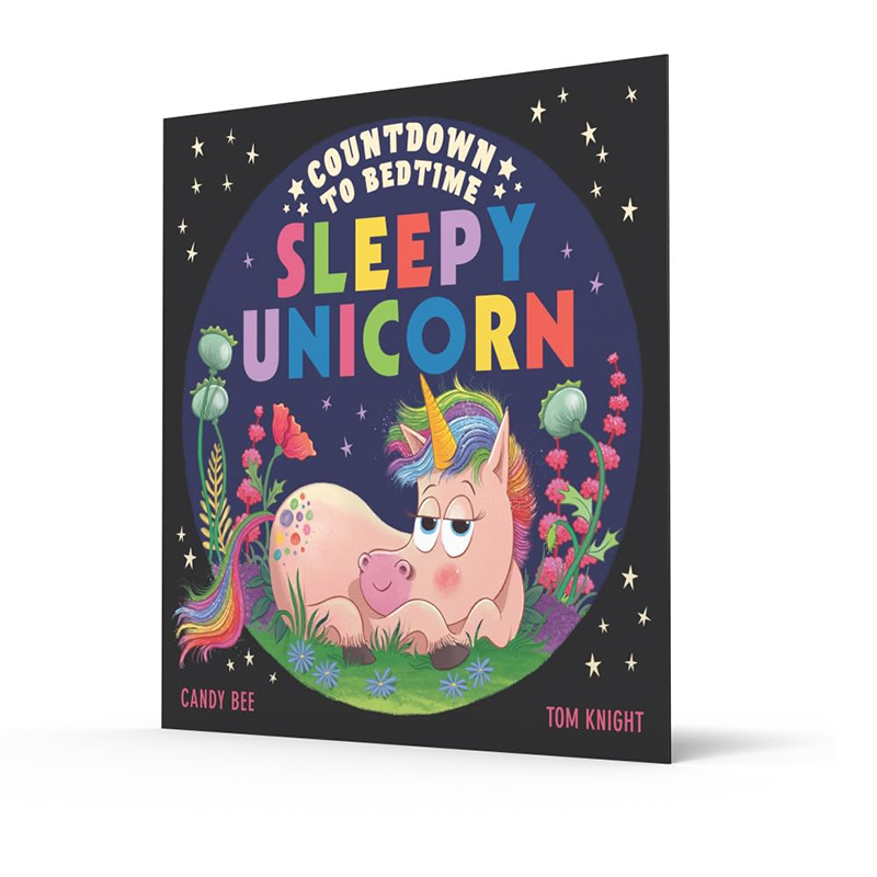 预售 英文原版 Countdown to Bedtime Sleepy Unicorn 独角兽的睡前倒计时 早教绘本 英语启蒙睡前图画故事书
