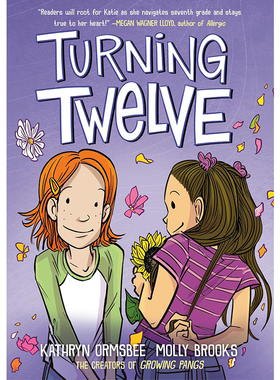 英文原版 Turning Twelve 十二岁生日 成长与友谊主题 儿童全彩漫画 Kathryn Ormsbee
