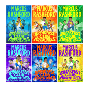 预售 英文原版 早餐俱乐部大冒险系列 The Breakfast Club Adventures 系列 6册套装 Marcus Rashford作品