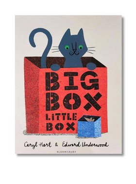 英文原版 Big Box Little Box 大箱子与小箱子 友谊 儿童启蒙绘本图画故事书 Edward Underwood