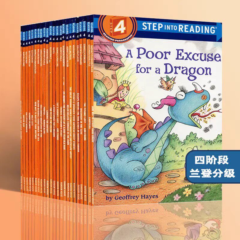 Step into Reading L4四阶段27册美国兰登经典分级读物英文原版儿童启蒙绘本读物兰登书屋科学历史人文阅读系列_虎窝淘