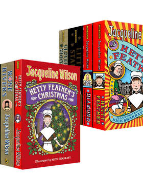 麻辣女生基地 小羽毛海蒂 8册 Jacqueline Wilson Hetty Feather Series Collection  英文原版课外小说 插画Nick Sharratt