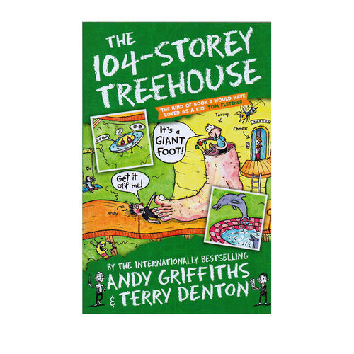 小屁孩树屋历险记 英文原版 The 104-Storey Treehouse 疯狂树屋历险记 Andy Griffiths 初级章节书 7-12岁