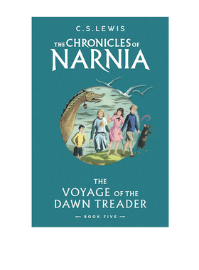 预售 纳尼亚传奇 第5部 彩虹封面平装 黎明踏浪号 The Voyage of the Dawn Treader 英文原版