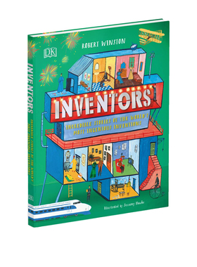 英文原版 DK出版 Inventors 精装 发明家世界上天才的发明背后的精彩故事 儿童科普百科读物