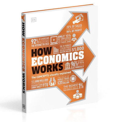 DK管理学百科 英文原版 How Economics Works 经济学是如何运作的 DK出版社百科系列 经济学原理 英文原版