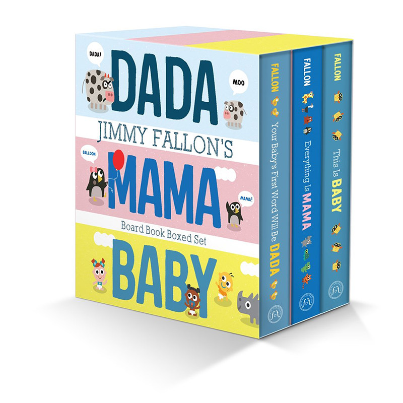 英文原版 jimmy fallons dada, mama, and baby 宝宝管一切都叫妈妈