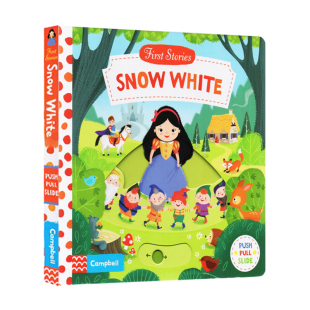 白雪公主 Stories Snow First 机关操作书 亲子互动故事 童话篇 绘本 BUSY系列 英语启蒙认知 纸板书 英文原版 White