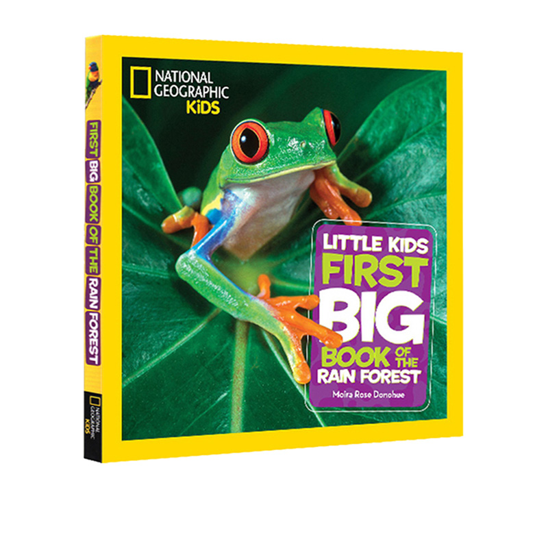 英文原版 National Geographic Little Kids First Big Book of the Rain Forest 美国国家地理儿童百科 儿童科普 精装大开本
