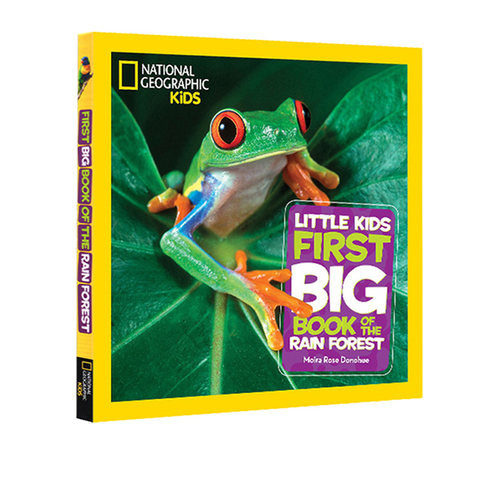 英文原版 National Geographic Little Kids First Big Book of the Rain Forest 美国国家地理儿童百科 儿童科普 精装大开本